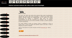 Desktop Screenshot of cyberfest.bondeno.com