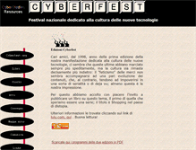 Tablet Screenshot of cyberfest.bondeno.com